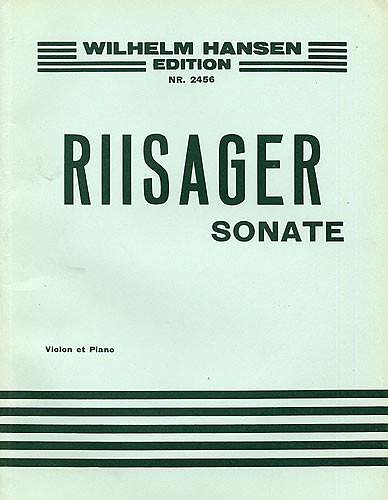 K. Riisager: Sonata For Violin and Piano , VlKlav (KlavpaSt)