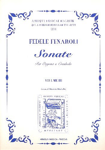 F. Fenaroli: Sonate Vol. 3, Org