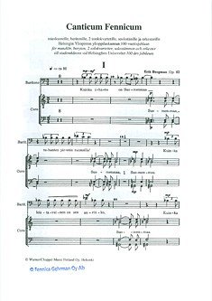 E. Bergman: Canticum fennicum (Ch18) op. 62 (Chpa)