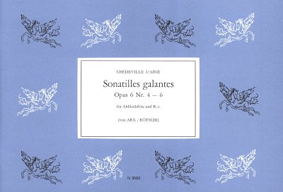 E.P. Chédeville: Sonatilles galantes op. , ABlfBc (KlavpaSt)