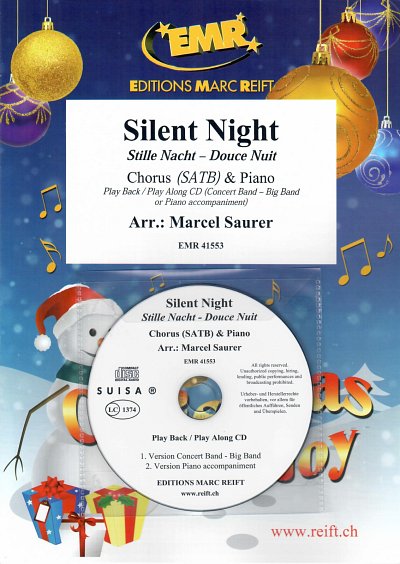 M. Saurer: Silent Night, GchKlav (+CD)