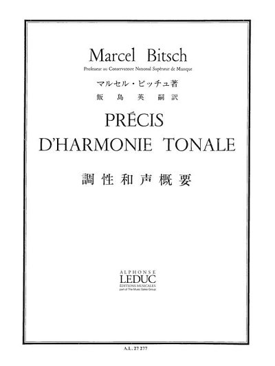 M. Bitsch: Precise Tonal Harmony (Bu)