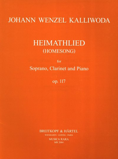 J.V. Kalivoda: Heimathlied op. 117, GesKlarKlav