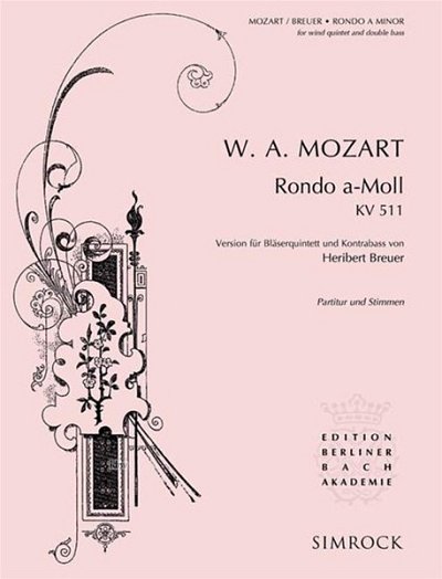 W.A. Mozart: Rondo a-Moll KV 511  (Pa+St)