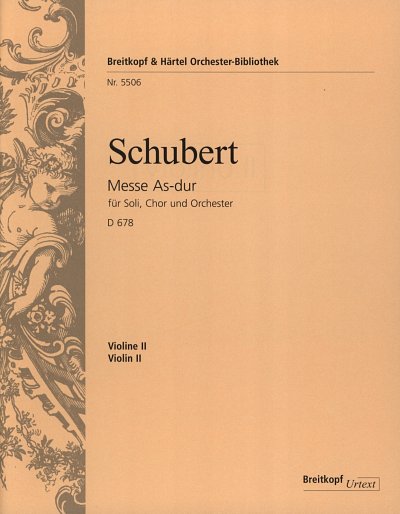 F. Schubert: Messe As-Dur D 678, 4GesGchOrchO (Vl2)
