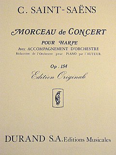 C. Saint-Saëns: Morceau De Concert, HrfOrch (KlavpaSt)