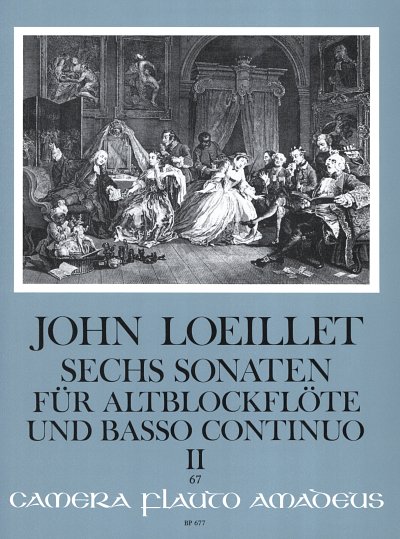 J.-B. Loeillet: Sechs Sonaten op. 3/, Abfl/FlObBc (KlavpaSt)