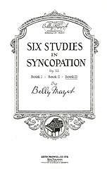 B. Mayerl: Six Studies In Syncopation Op.55