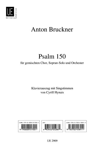 A. Bruckner: Der 150. Psalm , GesSGchOrch (KA)