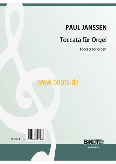 P. Janssen: Toccata G-Dur, Org