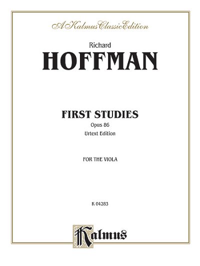 R. Hofmann: First Studies, Op. 86, Va