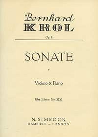 B. Krol: Sonate op. 8 , VlKlav