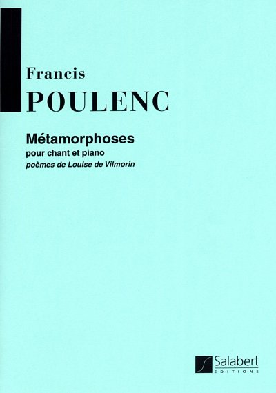 F. Poulenc: Metamorphoses, GesKlav (Part.)
