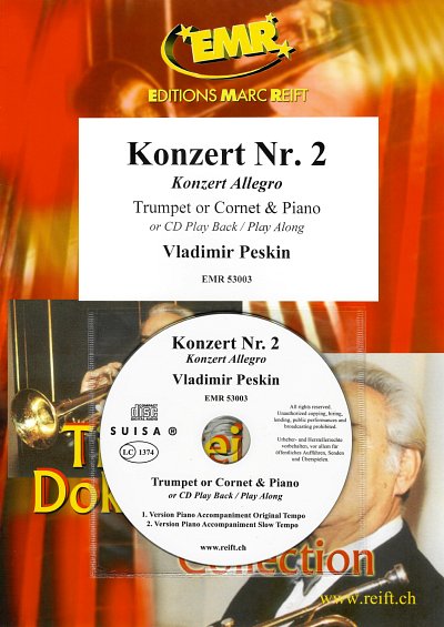 V. Peskin: Konzert Nr. 2 - Konzert Allegr, Trp/KrnKlav (+CD)