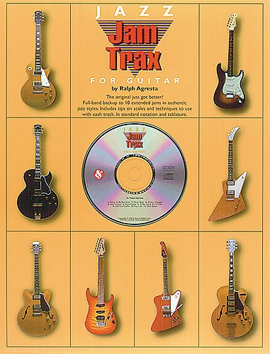 Agresta Ralph: Jam Trax Jazz For Guitar Tab Book/Cd