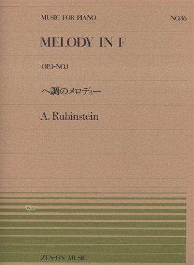 A. Rubinstein: Melody in F op. 3/1 36, Klav