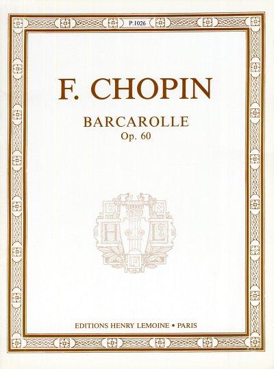 F. Chopin: Barcarolle Op.60, Klav