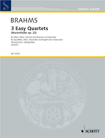 DL: J. Brahms: 3 Easy Quartets (Sppa)