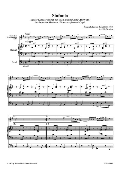 DL: J.S. Bach: Sinfonia aus der Kantate 