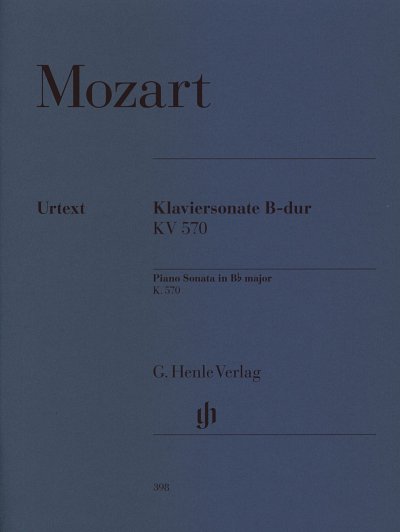 W.A. Mozart: Klaviersonate B-dur KV 570, Klav