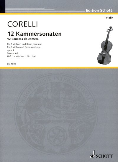 A. Corelli: 12 Kammersonaten op. 4 