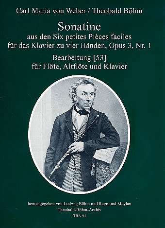 C.M. von Weber: Sonatine op. 3,1, 2FlKlav (KlaPa+St)