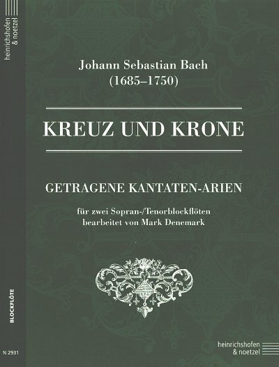 J.S. Bach: Kreuz und Krone, 2Sbfl/Tbfl (Sppa)