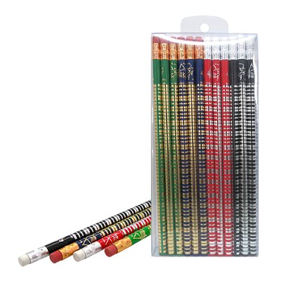 24 Pack HB Pencils Rubber Top