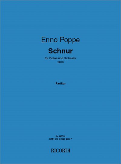 E. Poppe: Schnur (Part.)