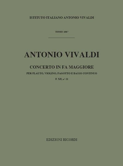 Concerto F Major, Kamo (Part.)
