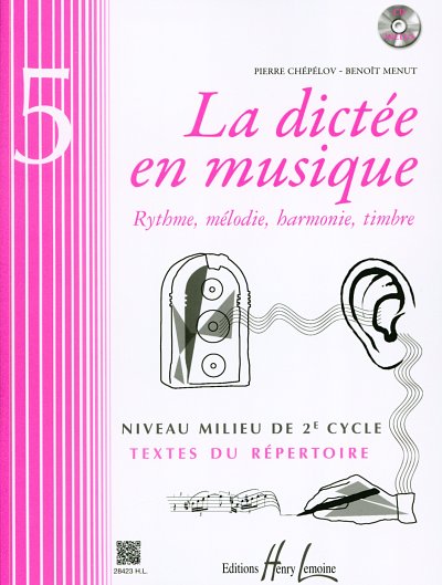 P. Chépélov: La dictée en musique Vol.5 , Ges/Mel (+CD)