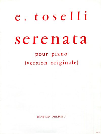 E. Toselli: Serenata op. 6, Klav