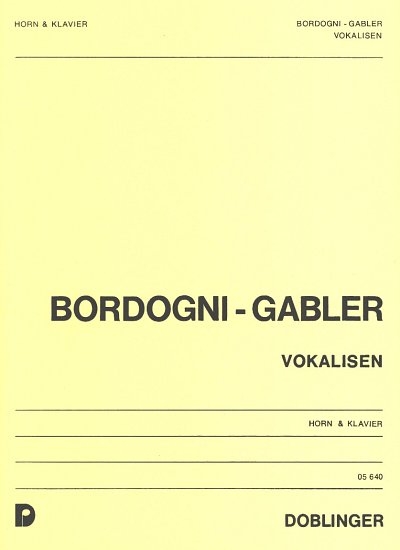 M. Bordogni: Vokalisen