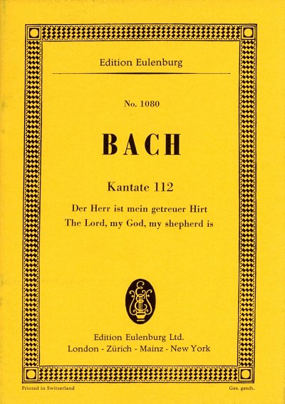J.S. Bach: Kantate Nr. 112 BWV 112