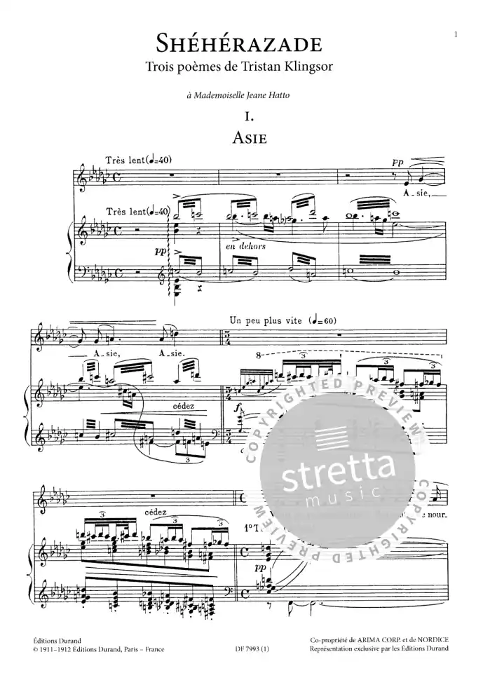 M. Ravel: Mélodies Choisies, GesHKlav (1)