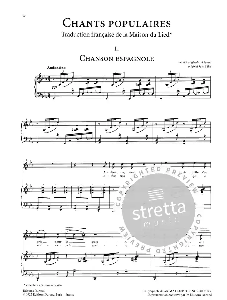 M. Ravel: Mélodies Choisies, GesHKlav (4)