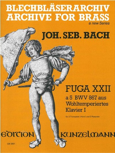J.S. Bach: Fuga XXII a 5 BWV 867, 5Blech (Part(C)+St)