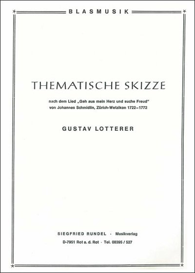 Gustav Lotterer: Thematische Skizze