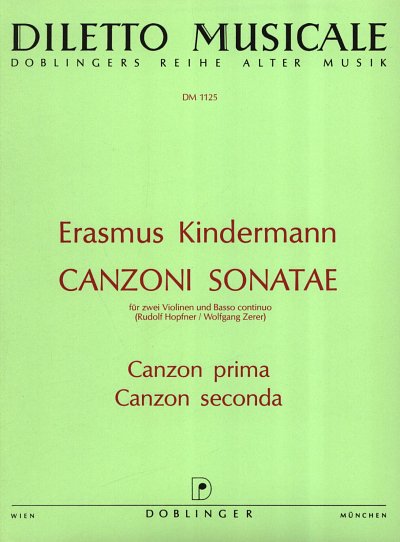 J.E. Kindermann: Canzon Prima (1) + Canzon Seconda (2)