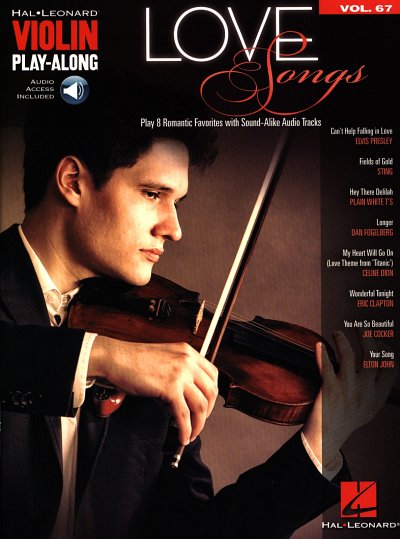 Violin Play-Along 67: Love Songs, Viol