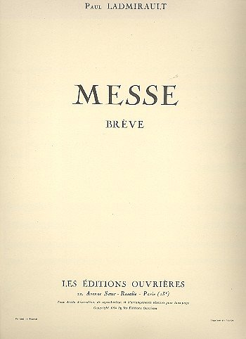Messe Breve, GchOrg (Bu)