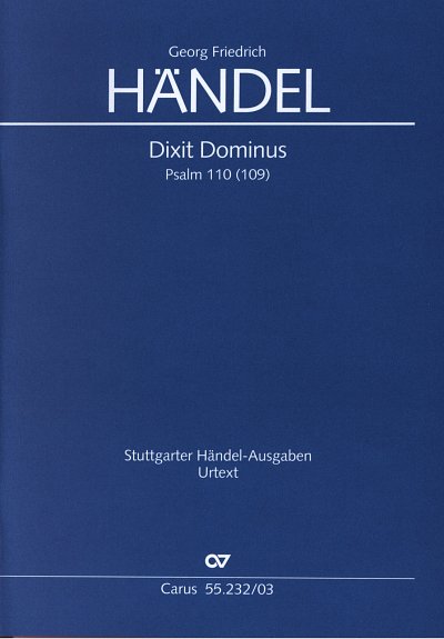 G.F. Händel: Dixit Dominus , 5GesGchOrch (KA)
