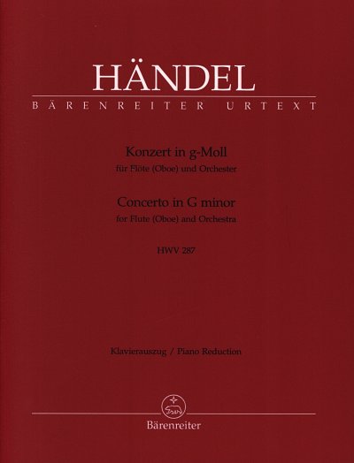 G.F. Händel: Konzert g-Moll HWV 287, Fl/ObOrch (KASt)