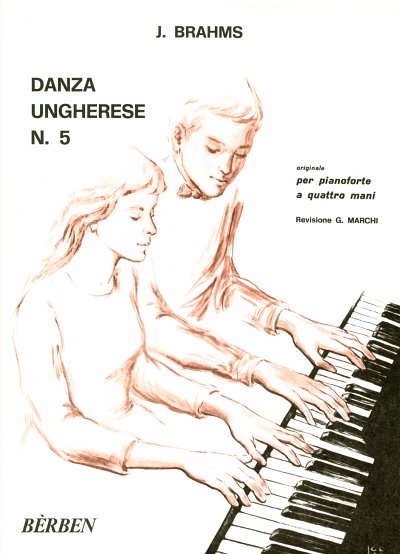 J. Brahms: Danza Ungherese 5, Klav4m (Sppa)