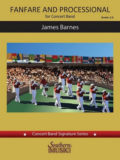J. Barnes: Fanfare and Processional, Blaso (Pa+St)