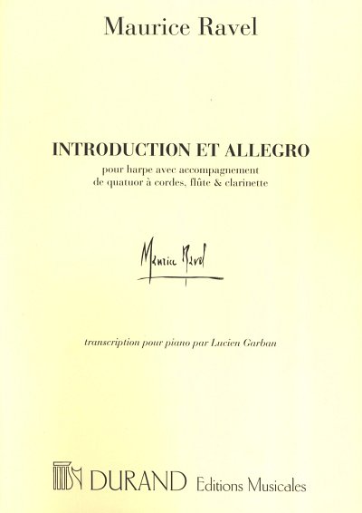 M. Ravel: Introduction et Allegro, Klav