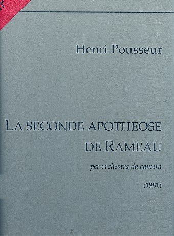 H. Pousseur: La Seconde Apoth, Kamo (Part.)