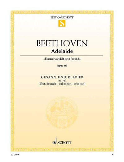 DL: L. v. Beethoven: Adelaide, GesMKlav