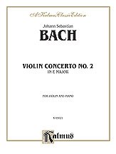 DL: J.S. Bach: Bach: Violin Concerto No. 2 in, VlKlav (Klavp