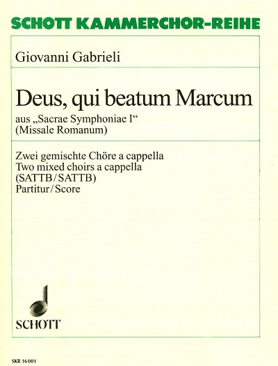 G. Gabrieli: Sacrae Symphoniae I  (Chpa)